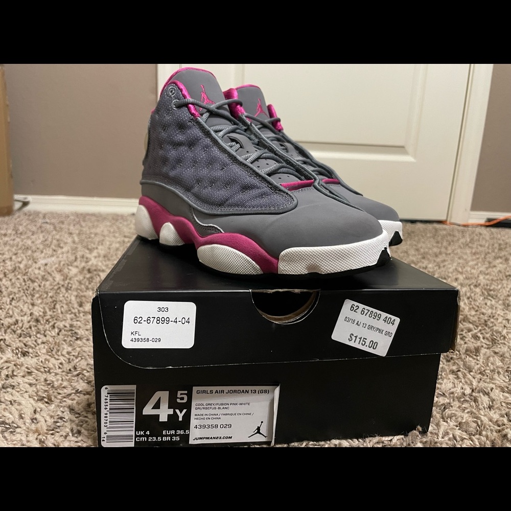 Air Jordan 13 “Grey Fusion Pink” DS NEVER WORN! with original box
